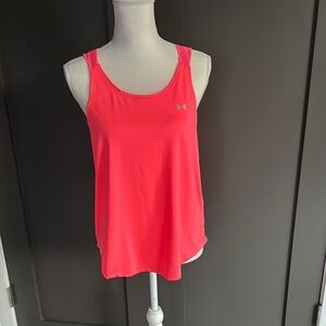 Under Armour Women's Bright Pink Tank Top Size M